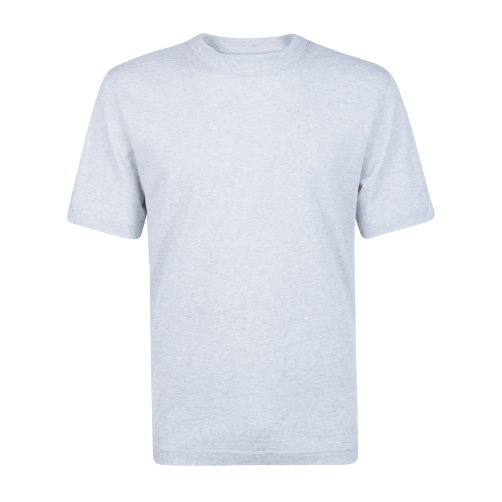 Eleventy Herren Blau - T-Shirt Girocollo - Tops - 3XL