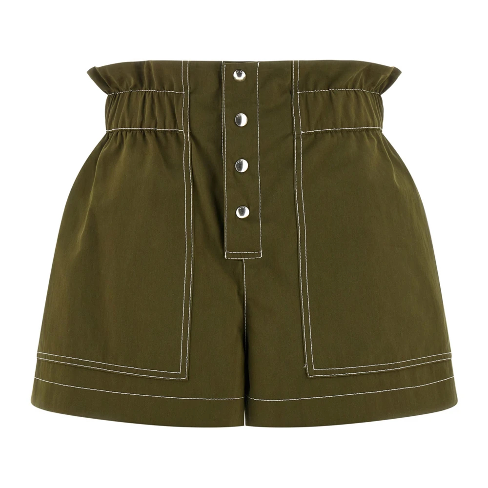 Marni Damen Grün - Cotton Gabardine Shorts - Shorts - 2XS