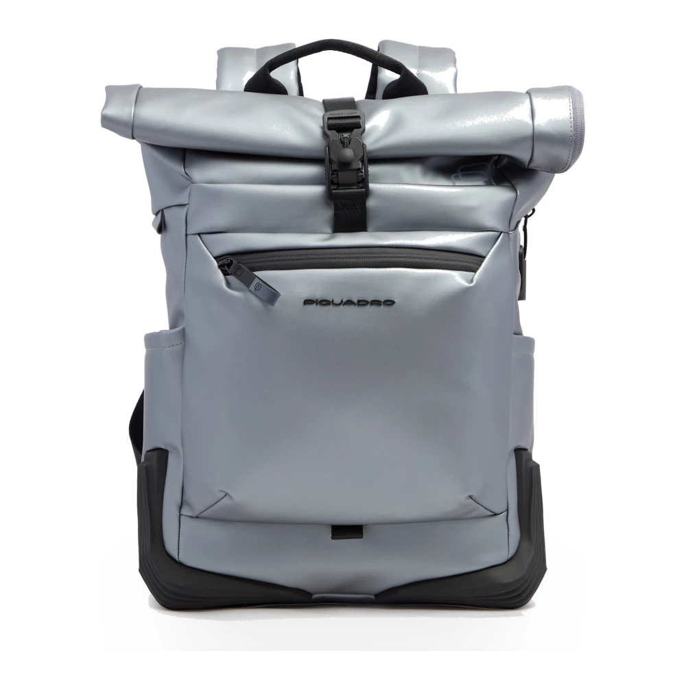 Piquadro Unisex Grau - Roll-Top Rucksack - Bags - One Size