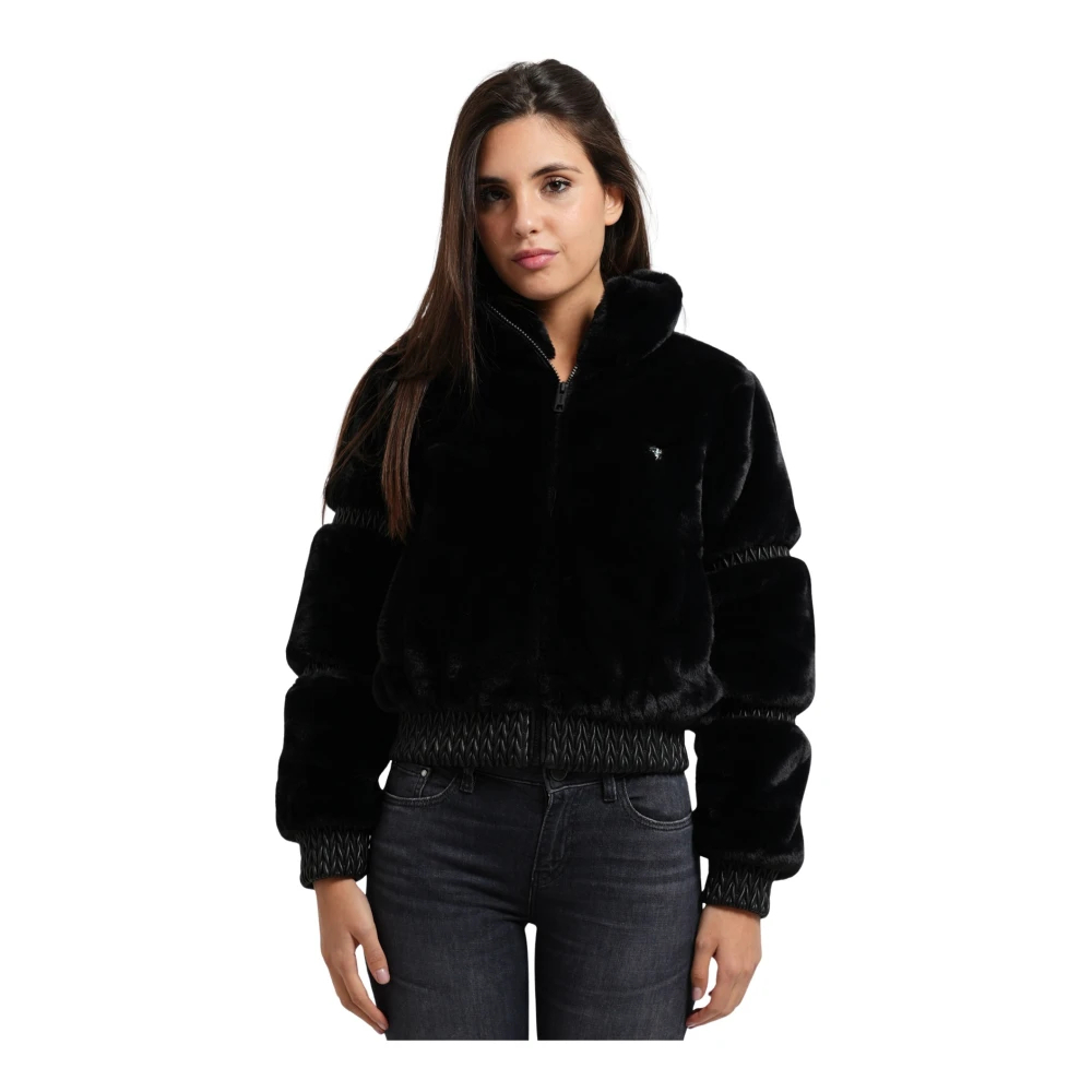 Guess Activewear Damen Steppjacken Schwarz Gr. Extra Klein - Bild 3