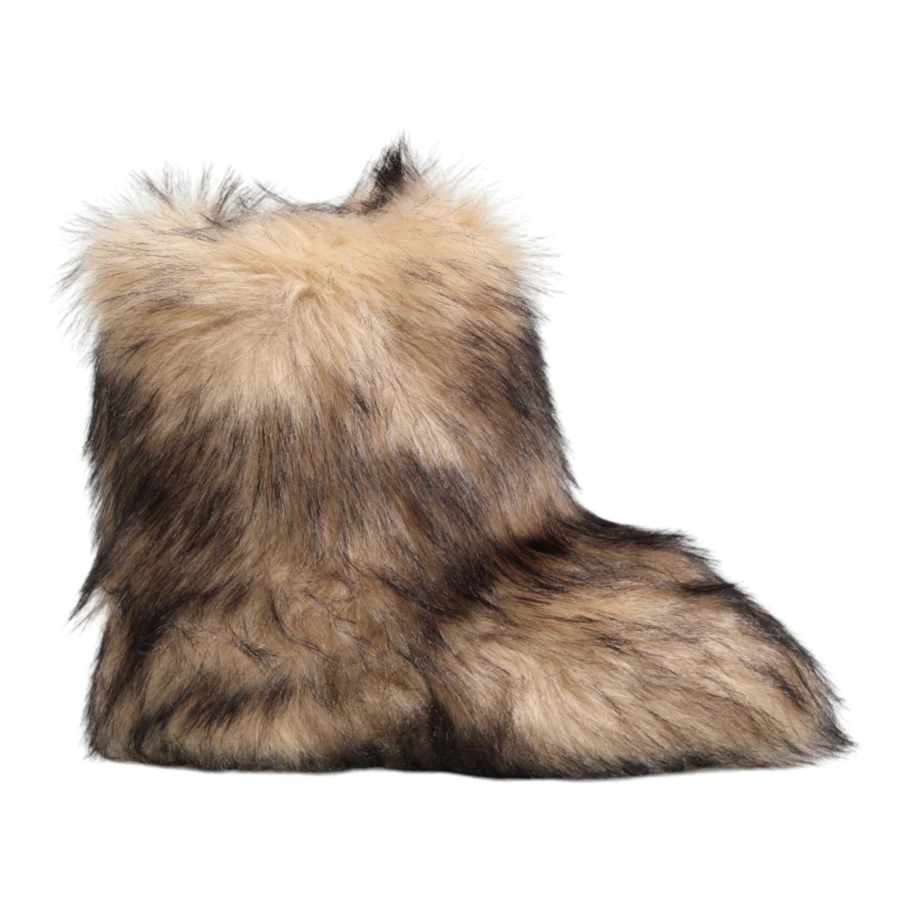 Dolce & Gabbana Damen Braun - Ski Short Boots - Shoes - 44 Eu