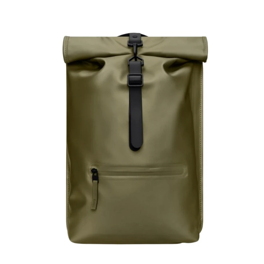 Rains Unisex Grün - Rolltop Rucksack - Bags - One Size