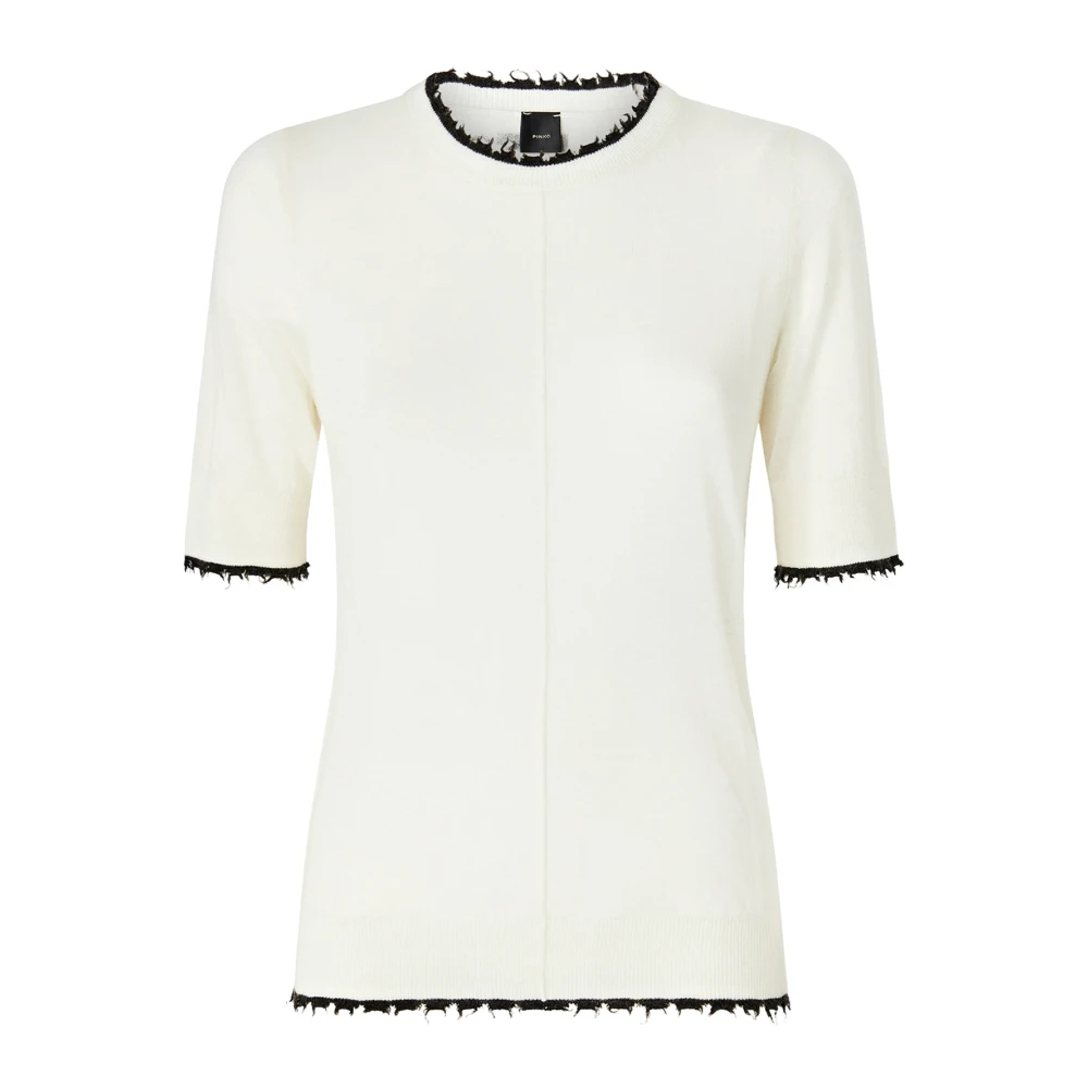 Pinko , Damen, Strickwaren, Weiß, Xs - Bild 3