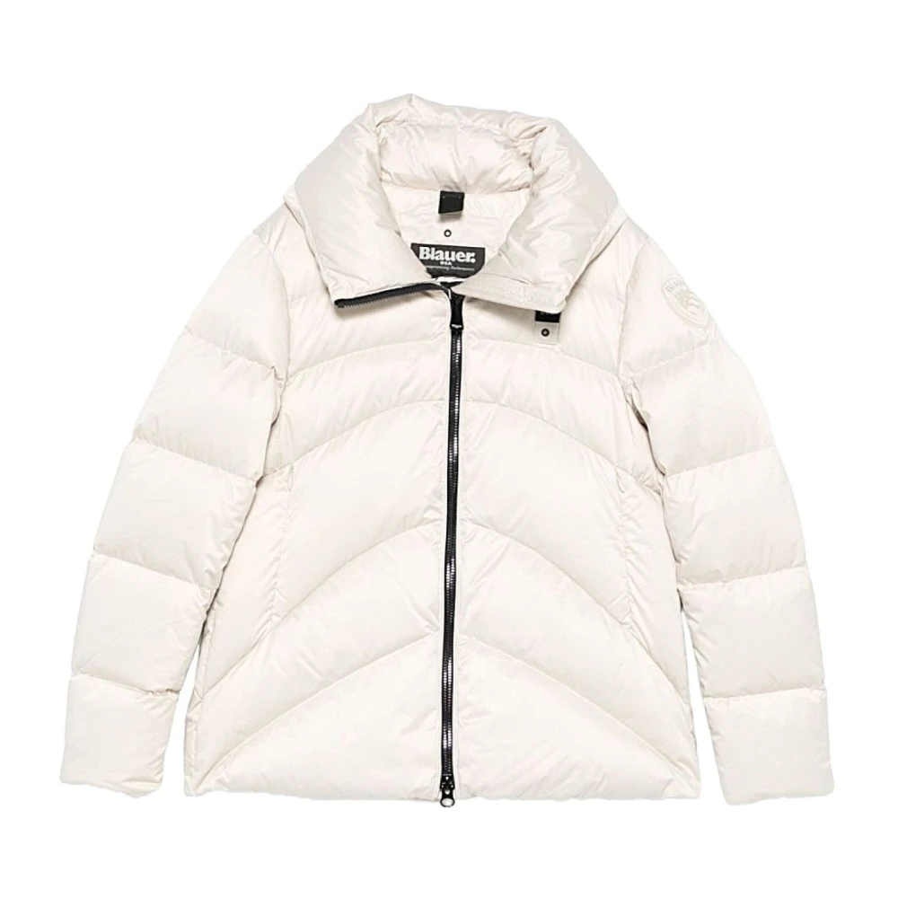 Blauer Damen Weiß - Down Jackets - Jackets - L