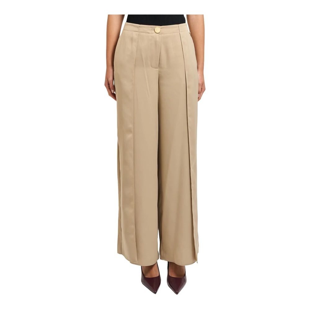 Armani Exchange Damen Beige - Weite Hosen - Trousers - L