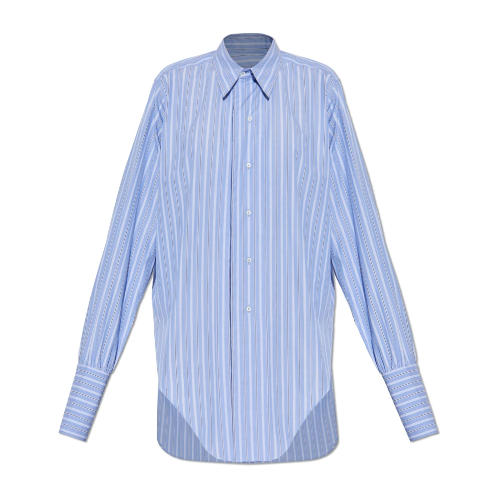 Maison Margiela Damen Blau - Gestreiftes Hemd - Blouses & Shirts - S