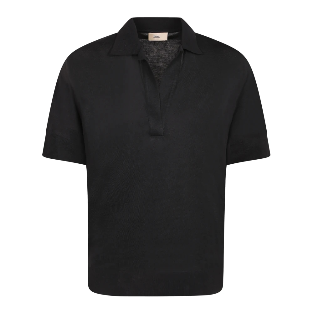 Herno Damen Schwarz - Polo-Strick - Tops - K - L