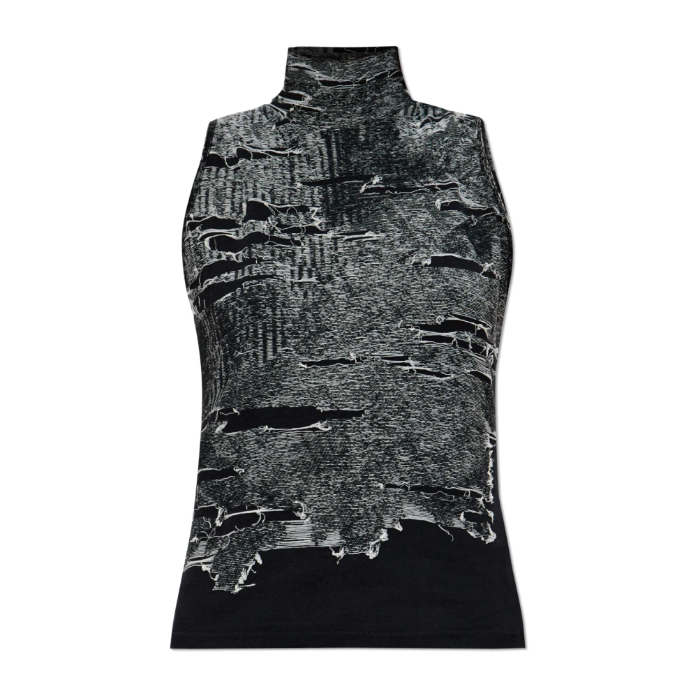 Diesel Damen Schwarz - Ärmelloses Top - Tops - K - Xs