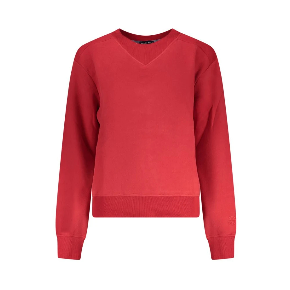 North Sails Damen Rot Es Baumwoll Sweatshirt Extra Groß - Bild 6