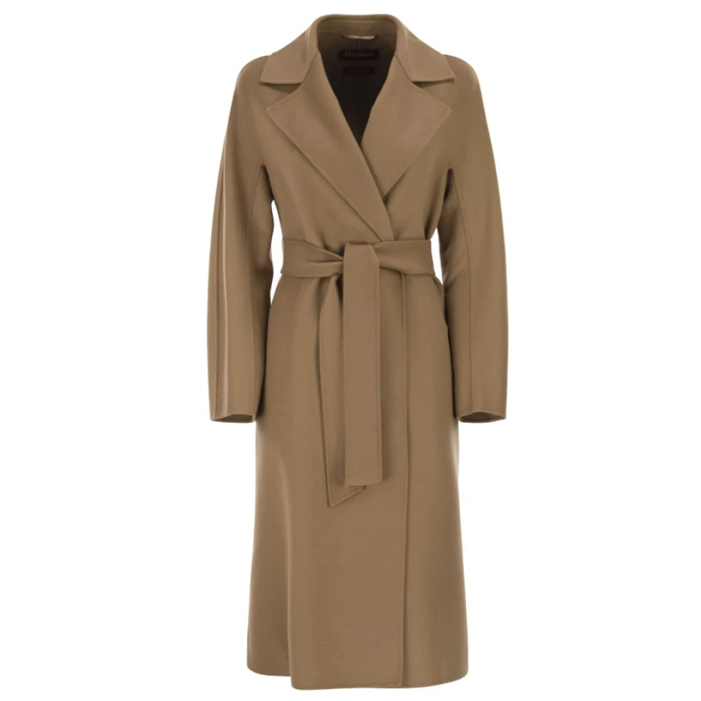 Max Mara Damen Braun - Langer Mantel - Coats - S