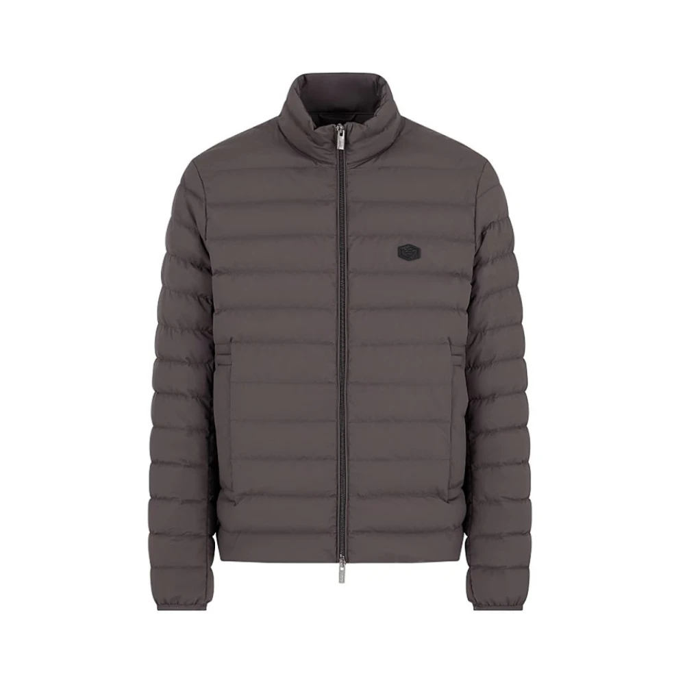 Emporio Armani Herren Grau - Gesteppte Daunenjacke - Jackets - Xl