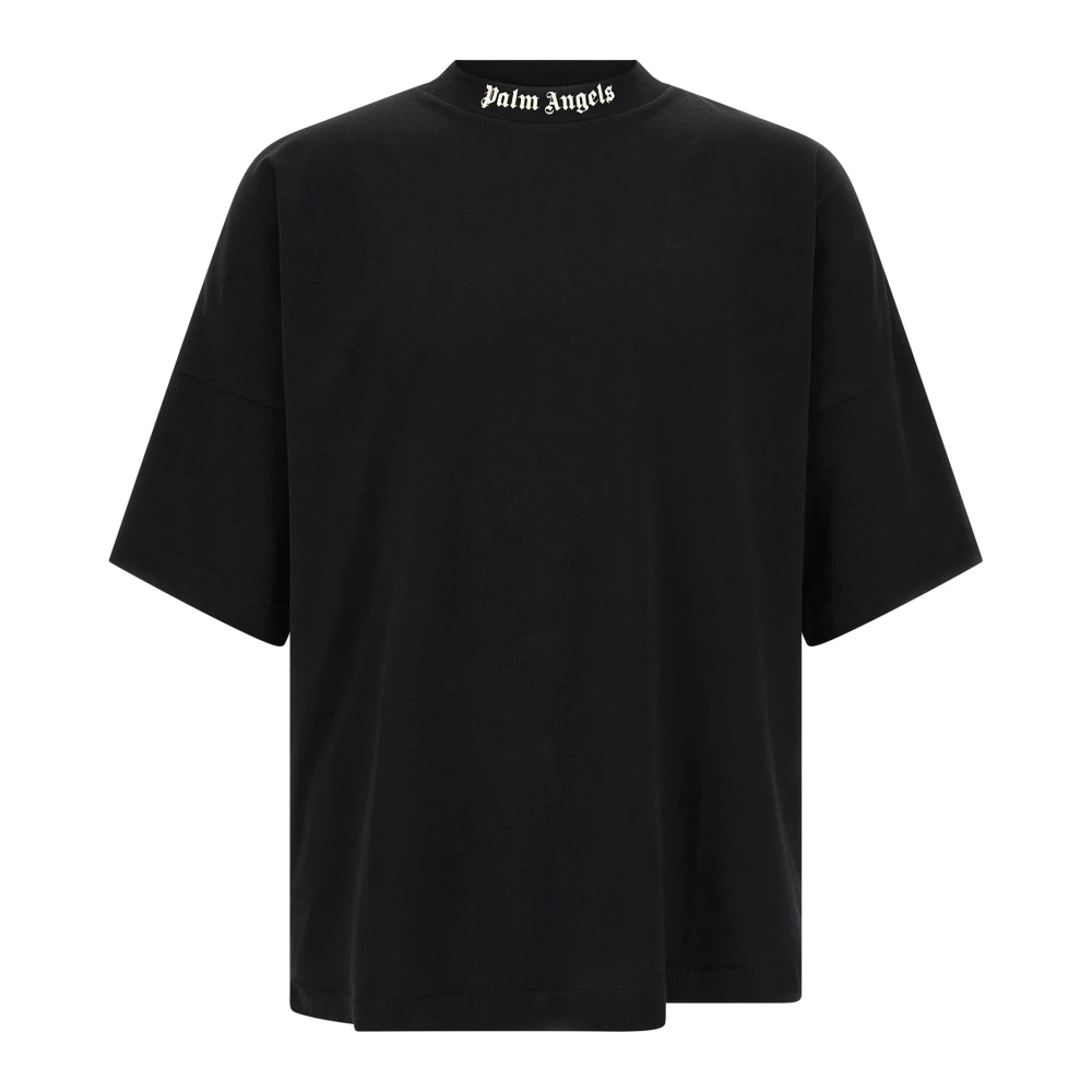 Palm Angels Herren Schwarz - T-Shirts - Tops - K - S