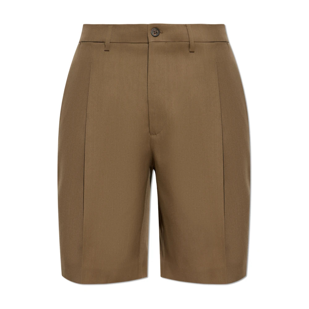 Golden Goose Herren Braun - Pleated Shorts - Shorts - S