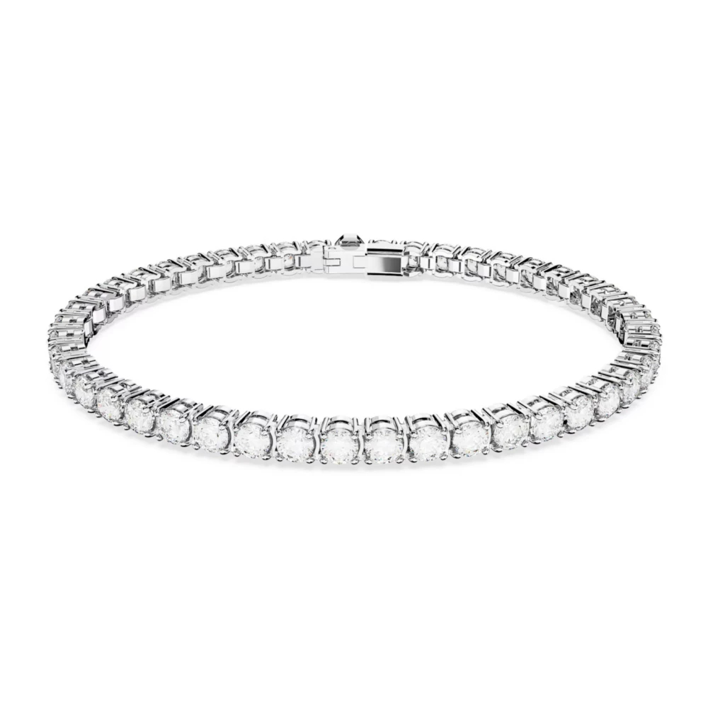 Swarovski Damen Weiß Matrix Tennis Kleines Armband 5648936 - Bild 7