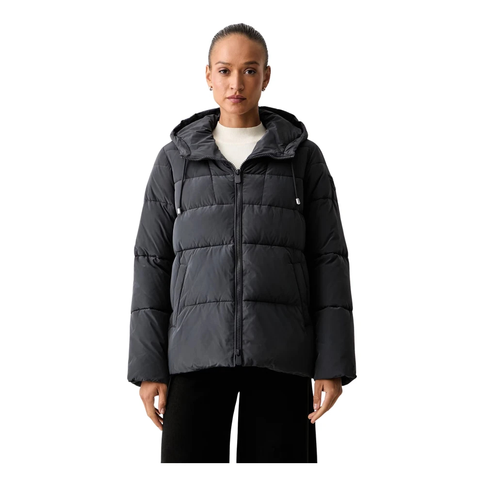 Pinko Damen Schwarz - Daunenjacke Aus Wasserabweisendem Technischem Gewebe - 38 - Bild 6
