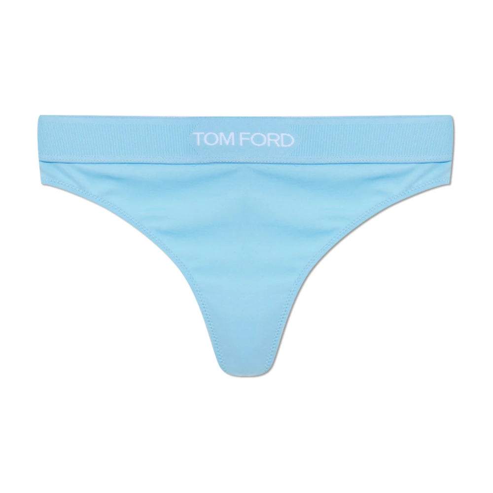 Tom Ford Damen Blau - Signature Thong - Underwear - Xs