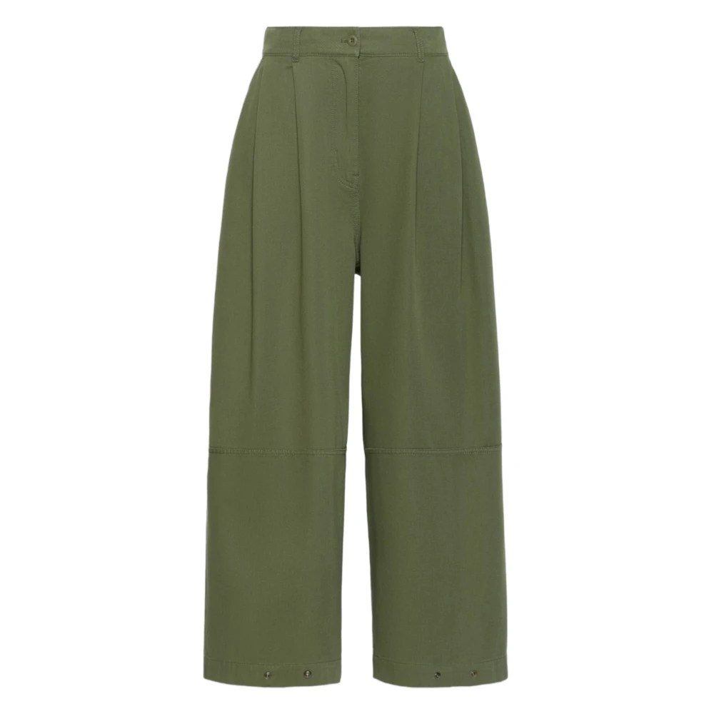 Weekend Max Mara Damen Grün - Weite Hosen - Trousers - 2XS