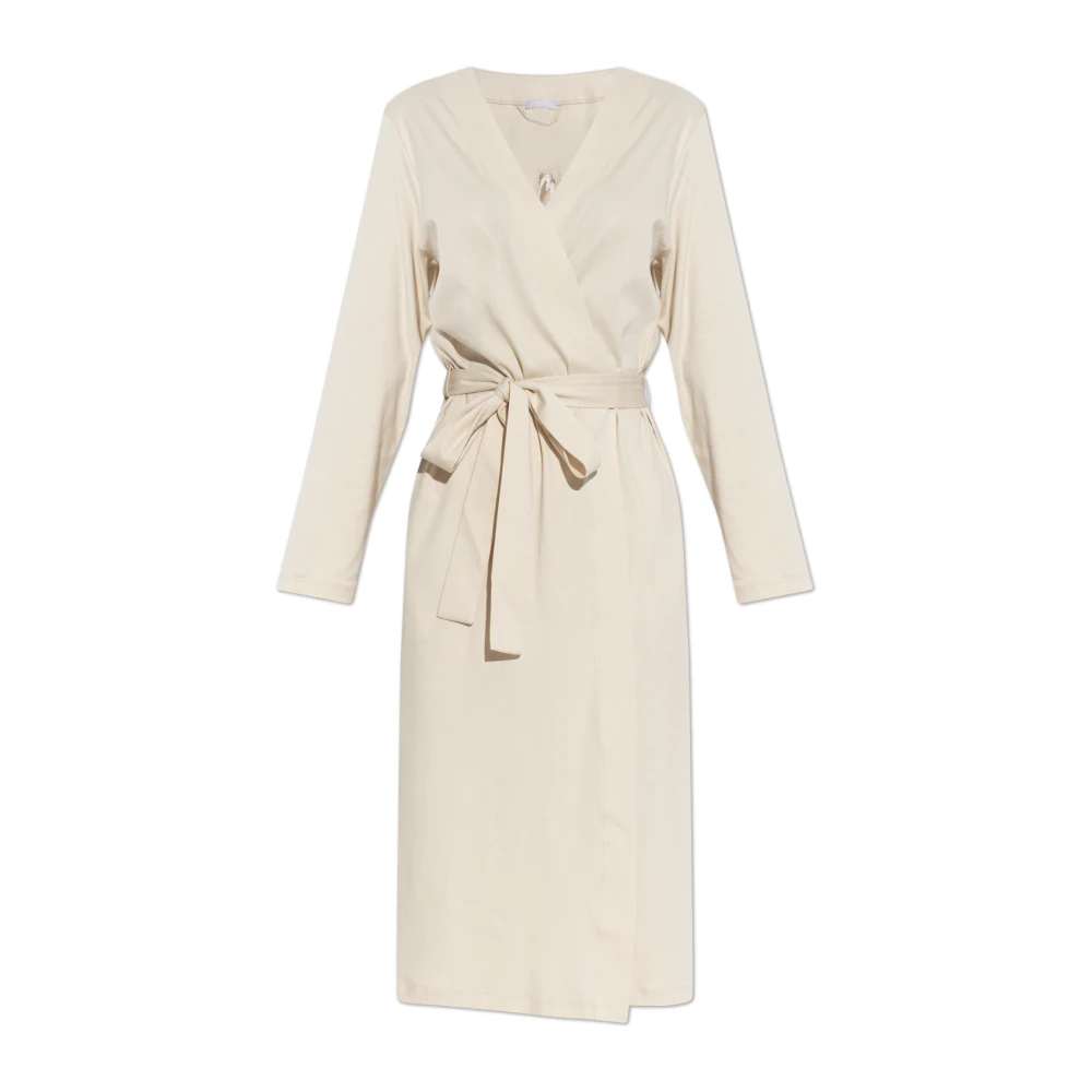 Hanro Damen Beige - Belen Baumwollbademantel - Nightwear & Lounge - M