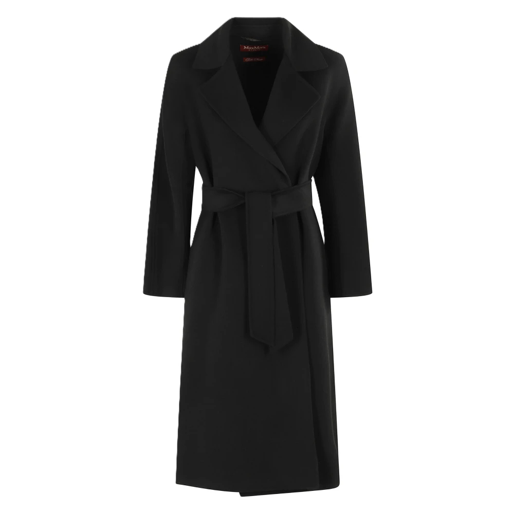 Max Mara - Belted Coat - Coats - Damen - Schwarzk - Xs - Bild 9
