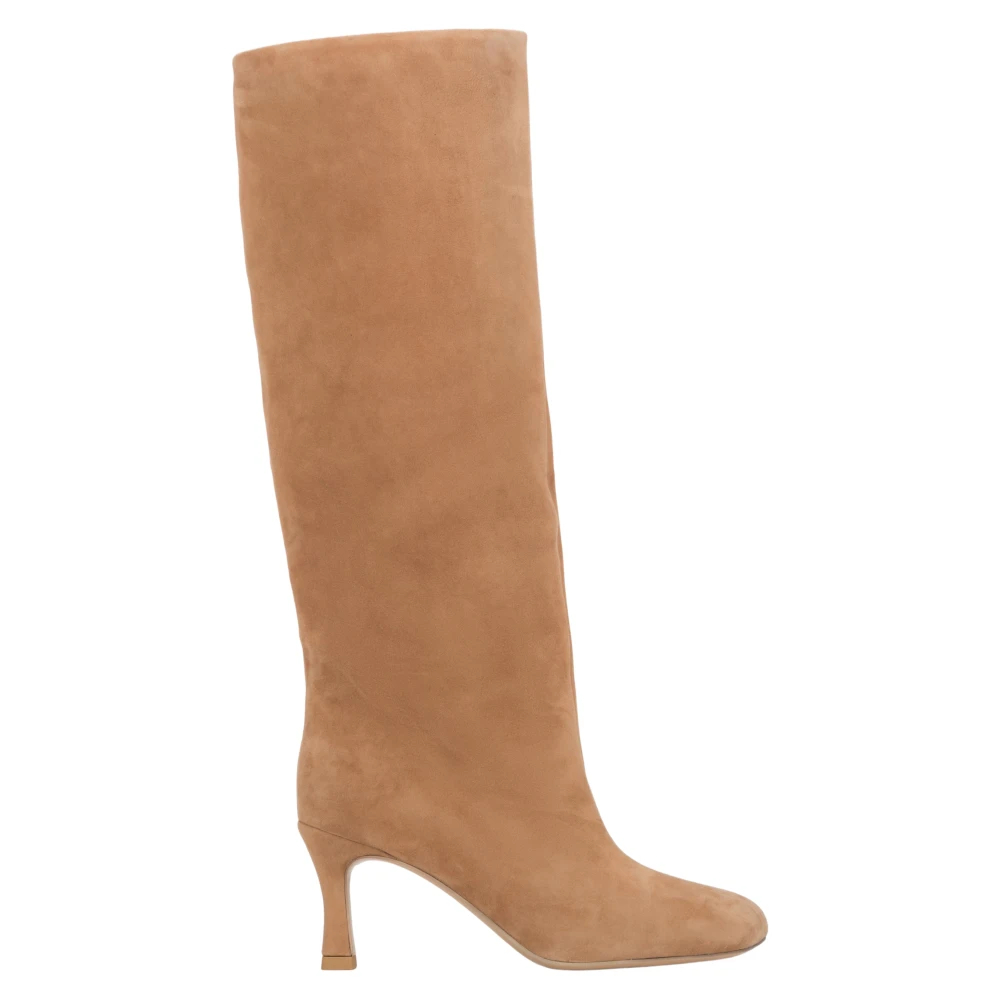Estro Damen Beige - Kniehohe Stiefel - Shoes - 37 Eu