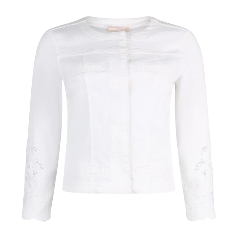Liu Jo Damen Weiß - Kate Jacket - Jackets - L