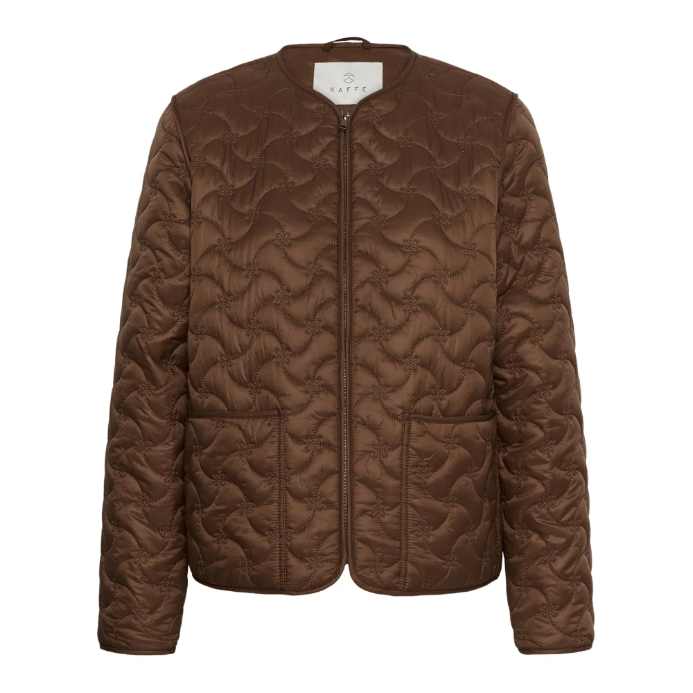 VAN GRAAF Kaffe Damen Braun Jacke Kacoraline Polyamid Größe 36 - Bild 4