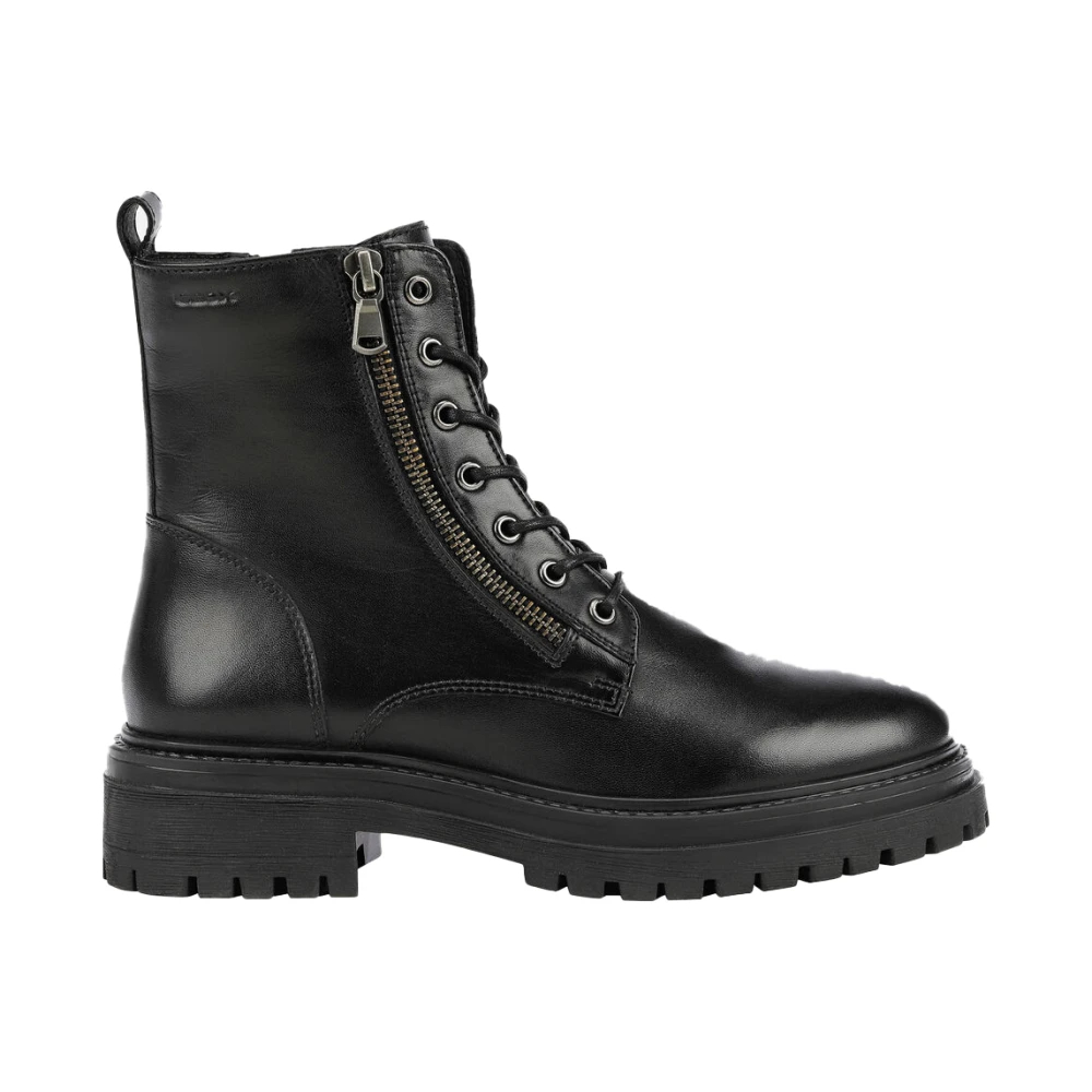 Geox Damen Schwarz Schnürstiefeletten D Iridea F D16hrf 00043 C9999 - Bild 6