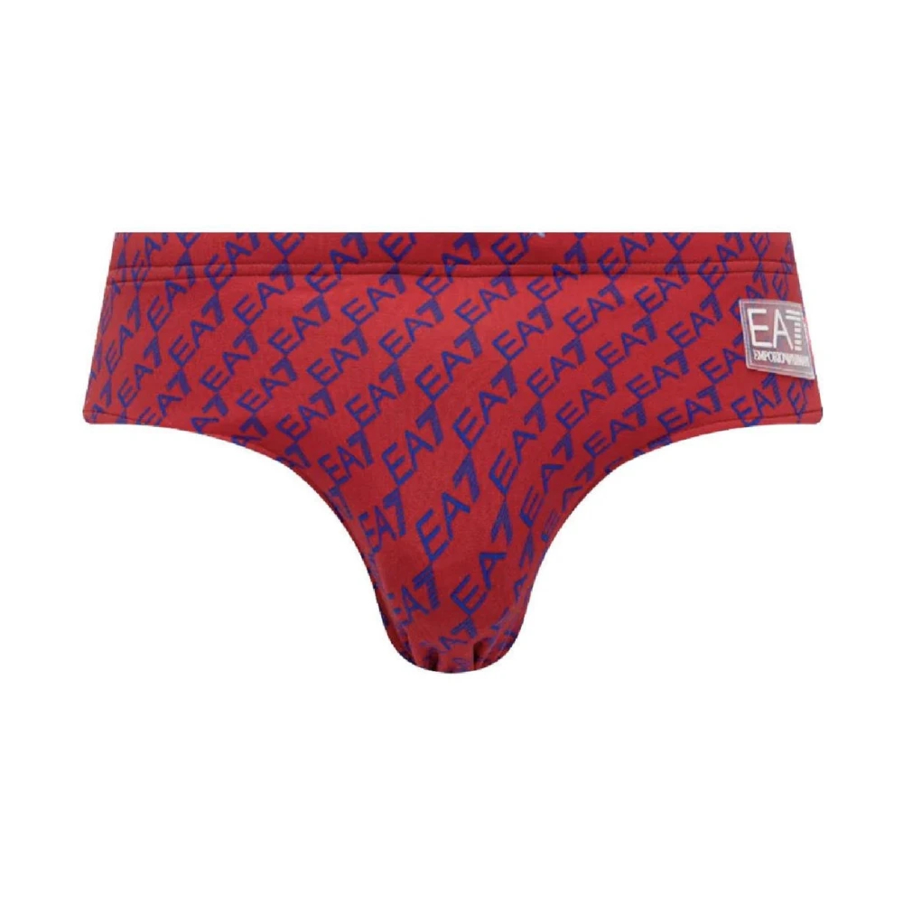 Emporio Armani Ea7 Herren Rot - E Beachwear Von Ea7 - Swimwear - S