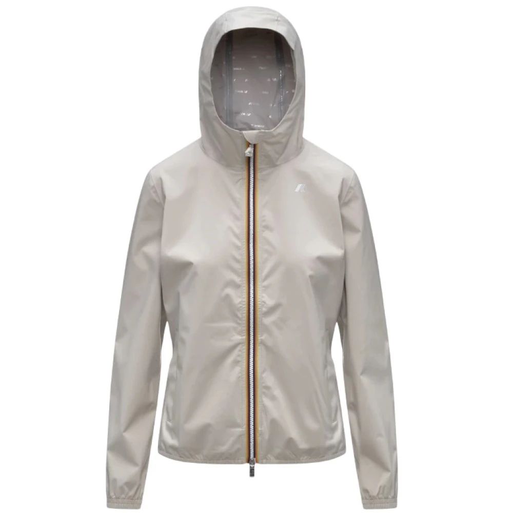 K-Way Damen Beige - Lil 2.0 Stretch Dot Jacket - Jackets - 2XL