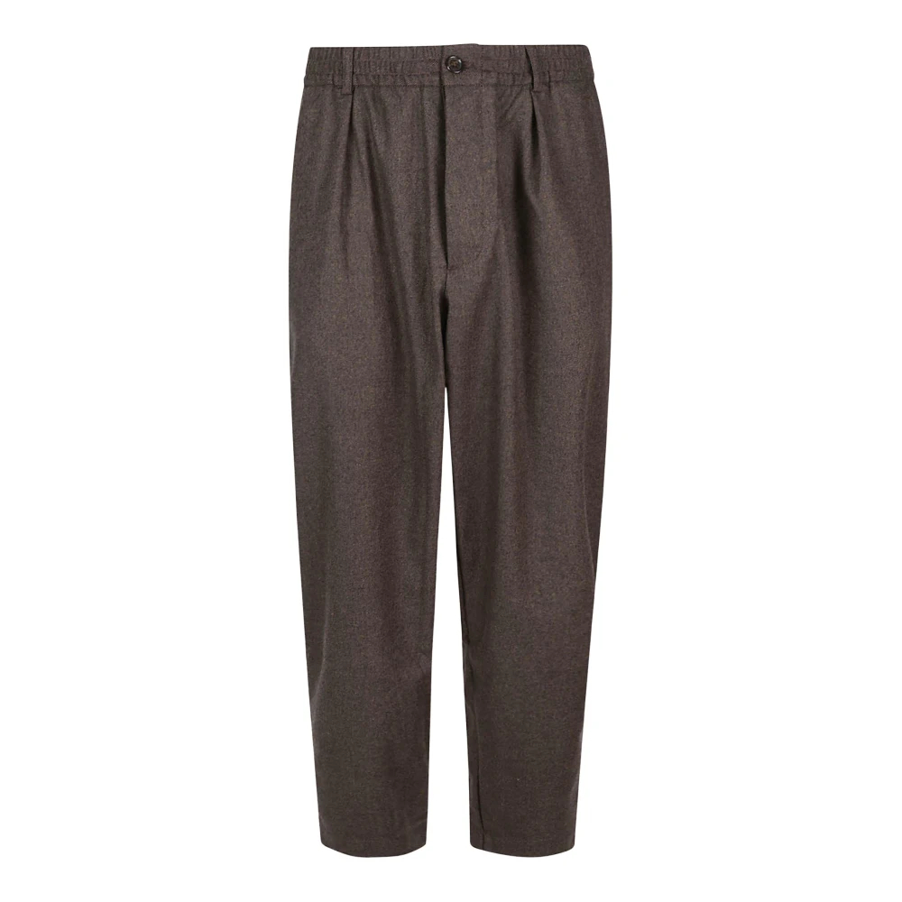 Universal Works - Pleated Track Pant - Trousers - Herren - Braun - W36