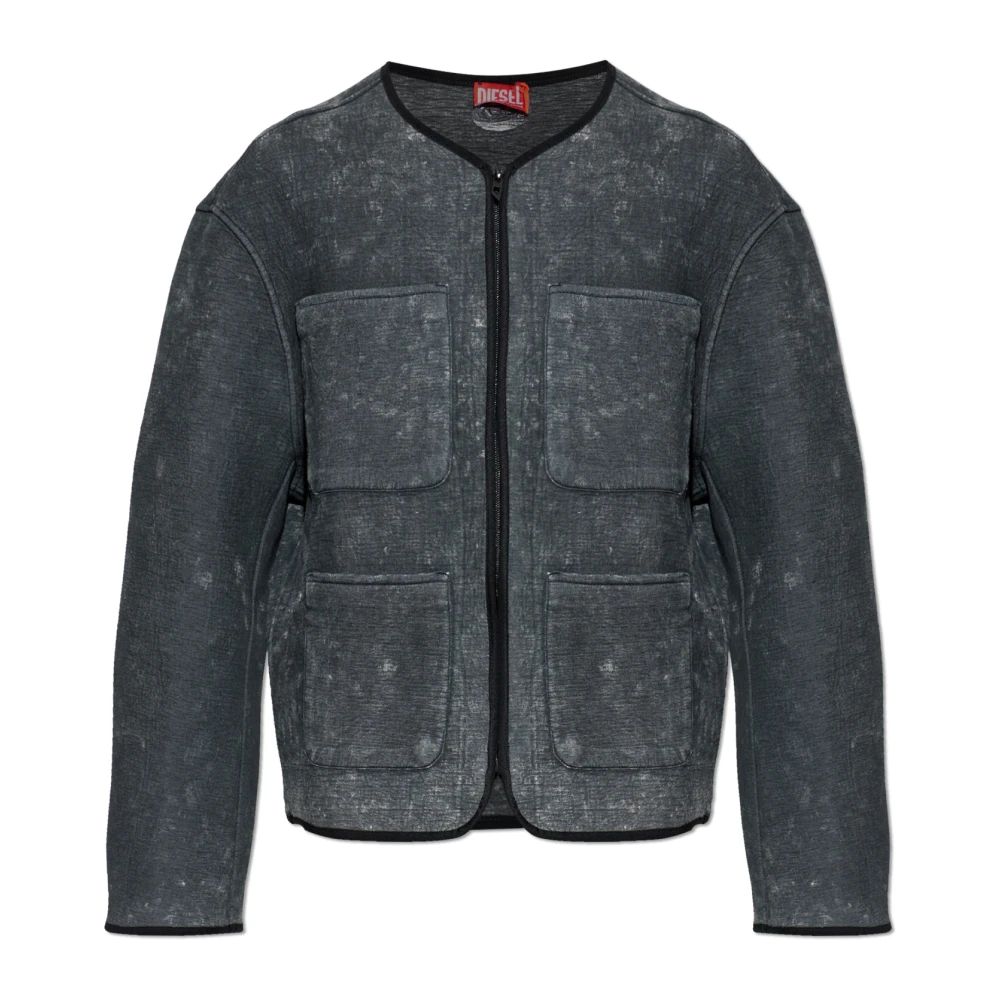 Diesel Damen Grau - G-Tes Jacke - Jackets - L