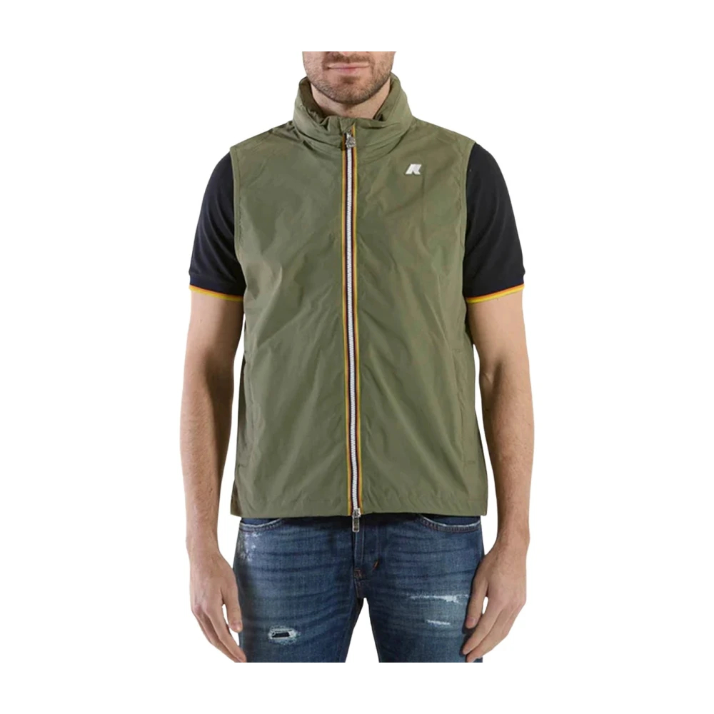 K-Way Herren Grün - Valen Weste - Jackets - S