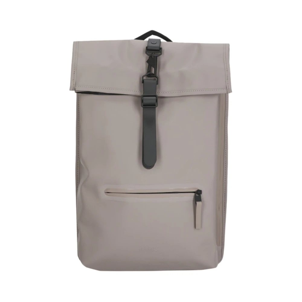 Rains Unisex Gris Rucksack Mit Rollverschluss - Bild 6