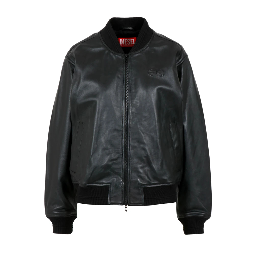 Diesel Damen Schwarz - Leather Jackets - Jackets - K -S