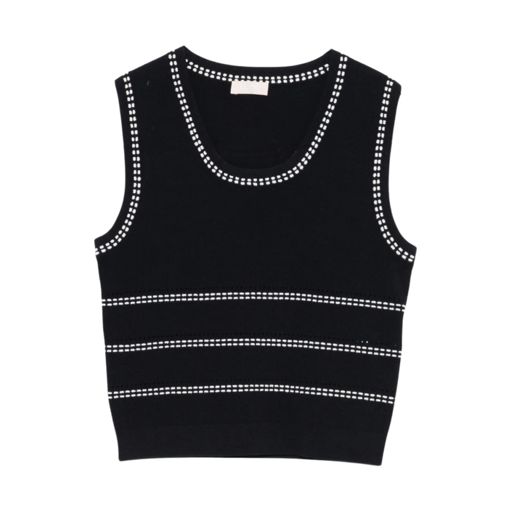 Liu Jo Damen Schwarz - Knit Top - Tops - K -S