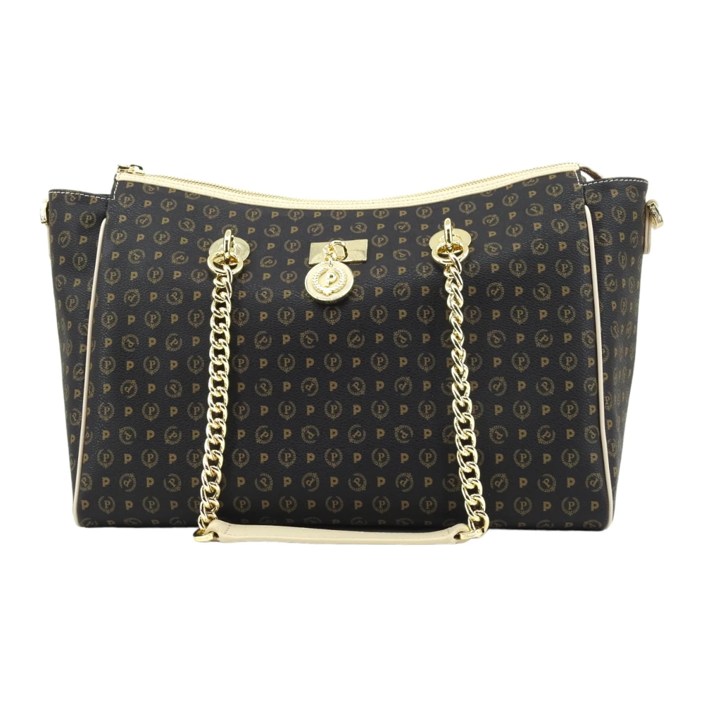 Pollini Damen Schwarz - Tote Bag - Bags - K - One Size