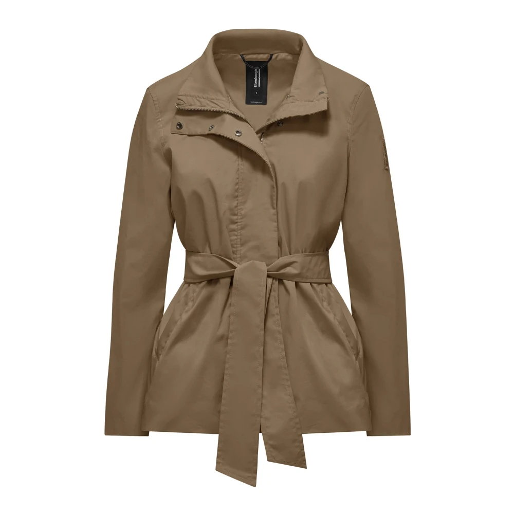 Bomboogie Damen Braun - Short Trench Coat - Jackets - S