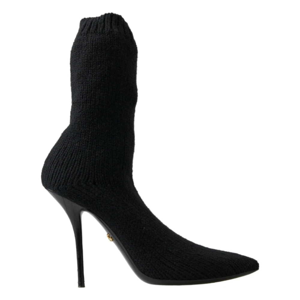 Dolce & Gabbana Damen Schwarz - Heeled Boots - Shoes - K - 39 Eu