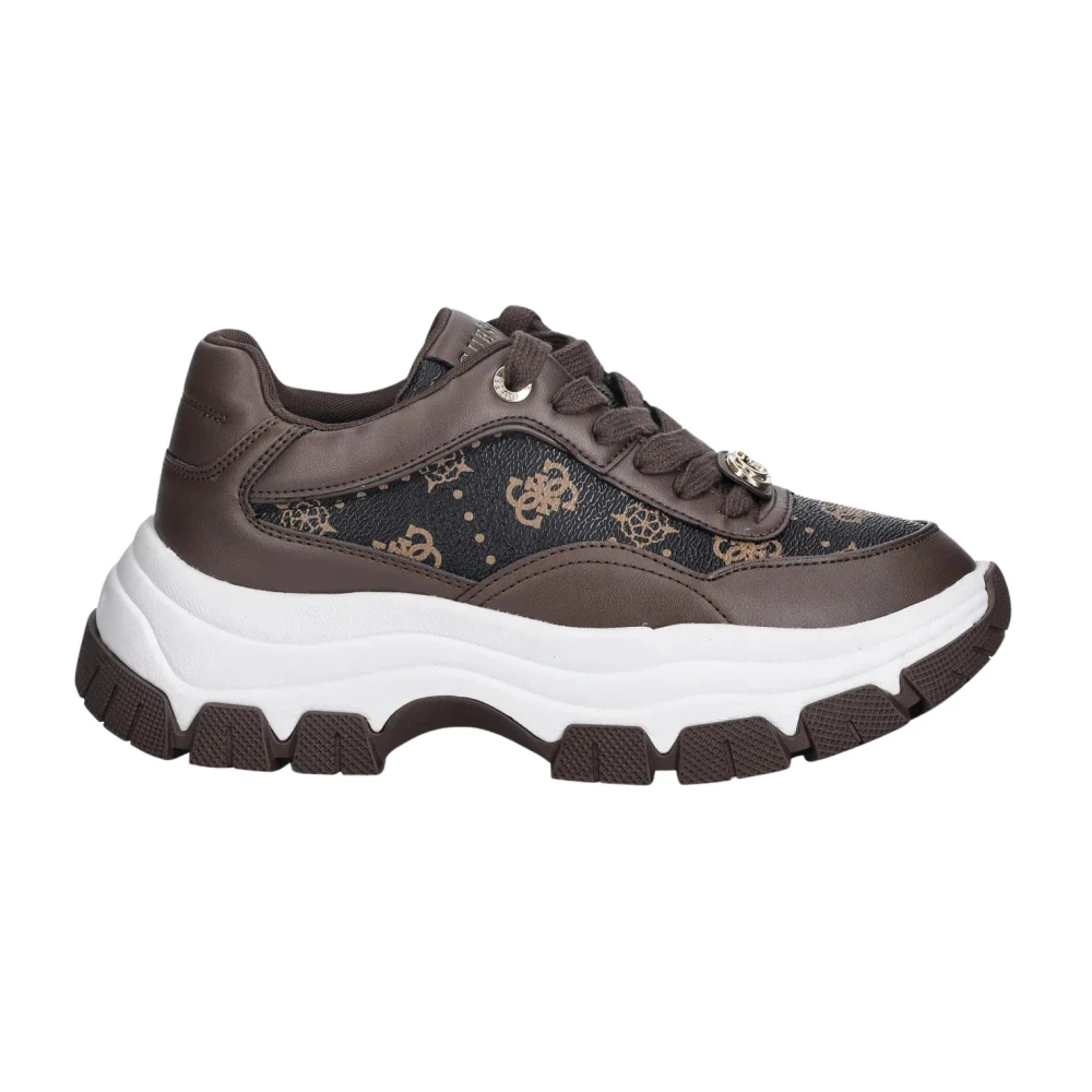 Guess Damen Braun Sneakers Berrett2 Eur Größe 38 - Bild 6
