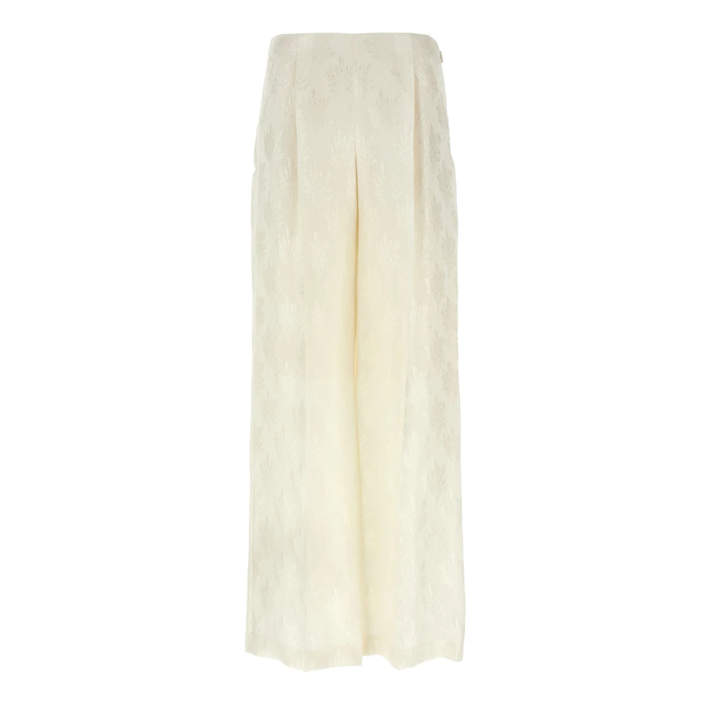 Fendi Damen Weiß - Bouquet Hosen - Trousers - Xs