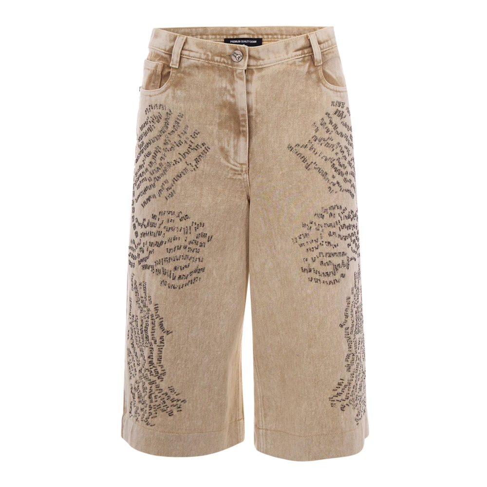 Patrizia Pepe Damen Beige - Long Shorts - Shorts - W27