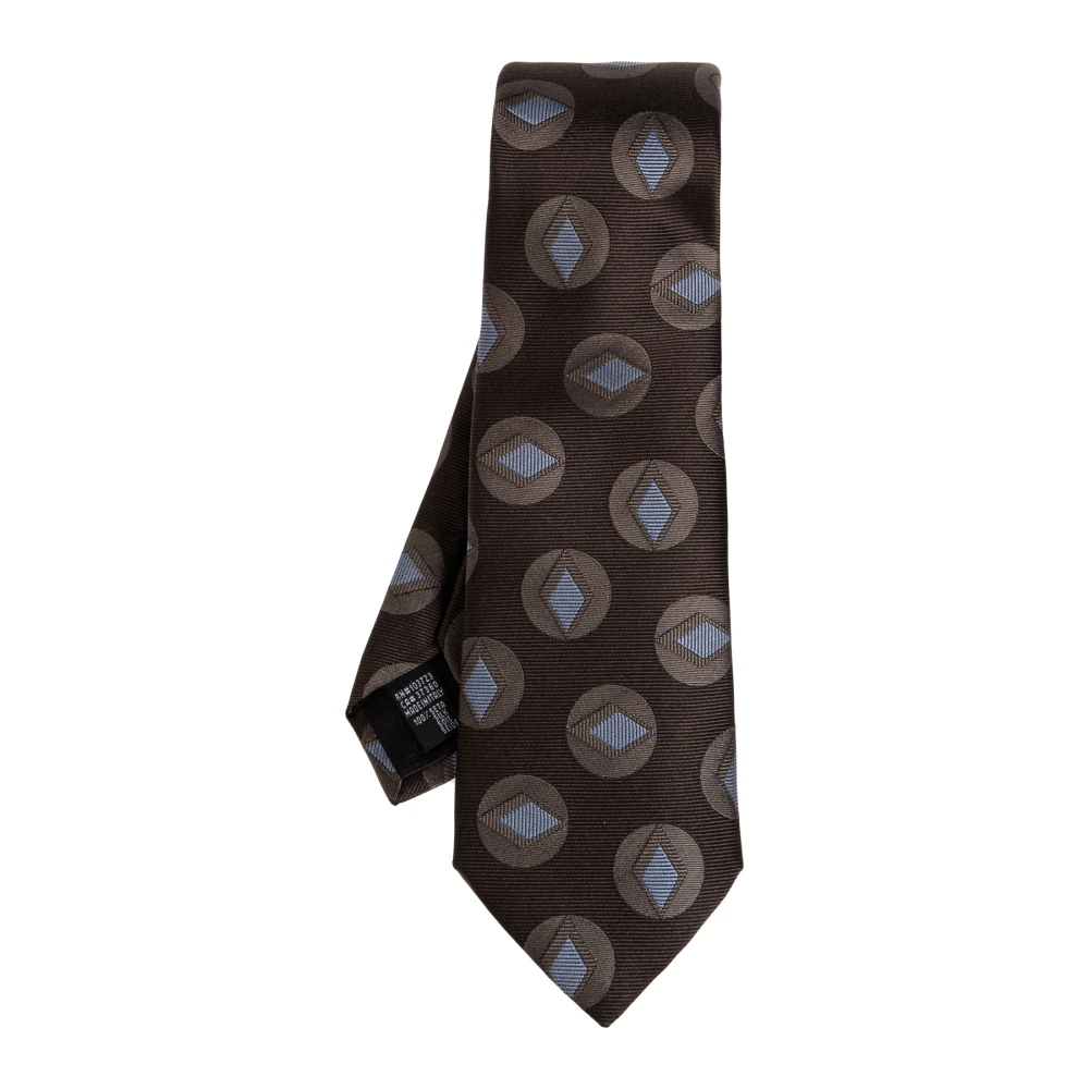 Giorgio Armani Herren Braun - Seidenkrawatte - Accessories - One Size