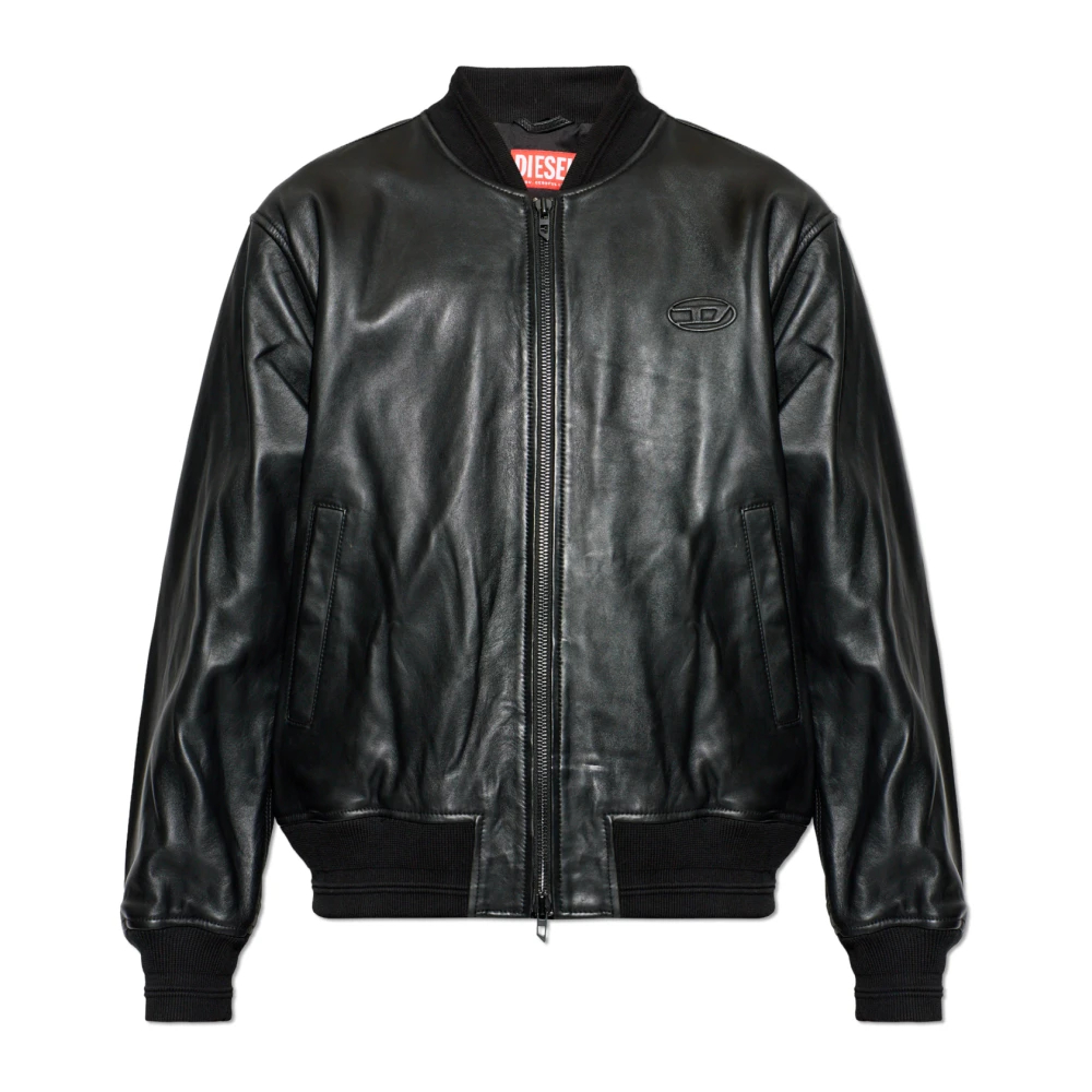 Diesel Herren Schwarz - Leather Jackets - Jackets - K - 3XL
