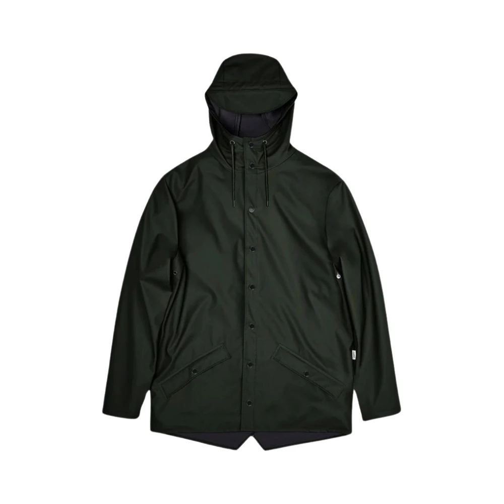 Rains Unisex Grün Regenjacke - Bild 5