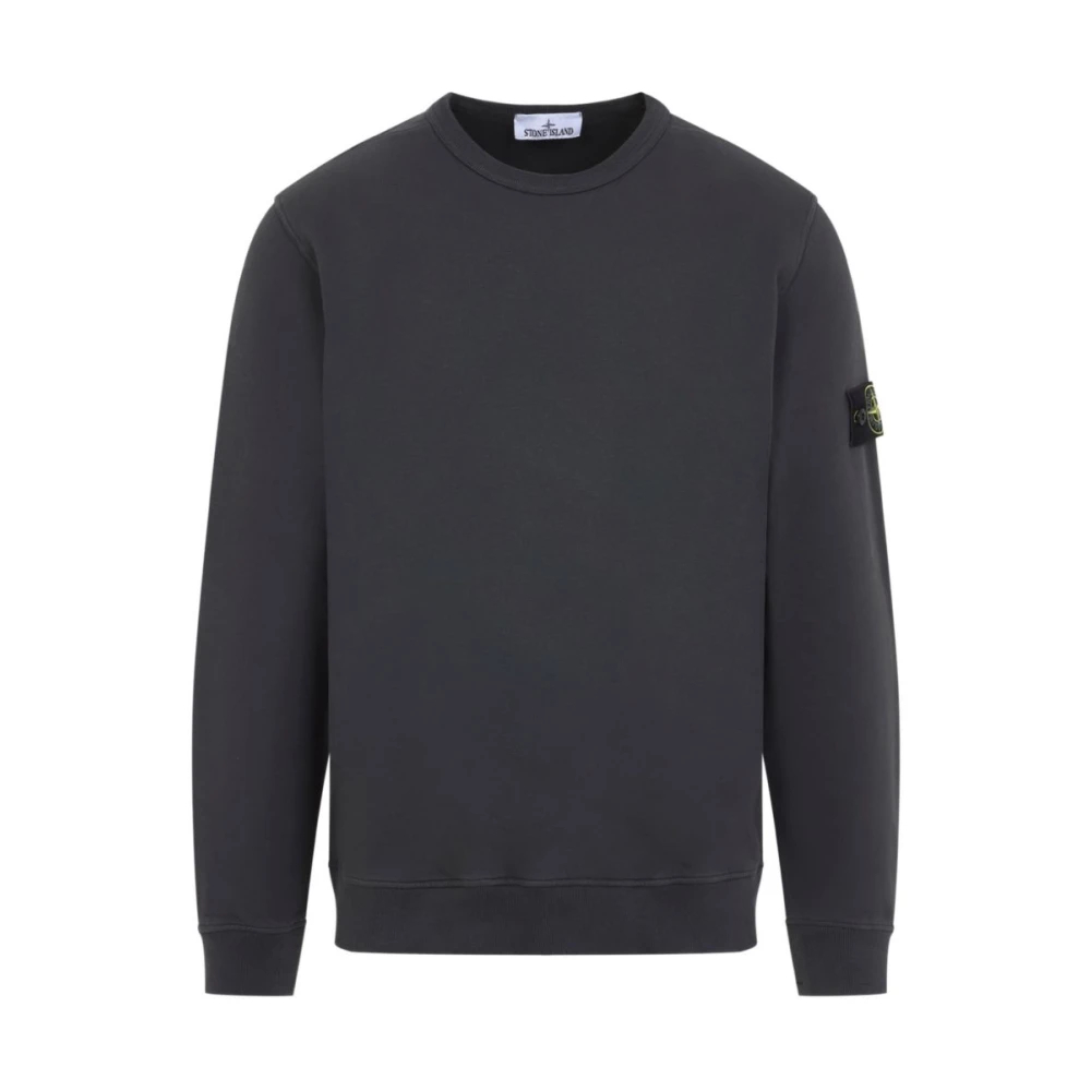 STONE ISLAND | Lead grey organic stretch cotton crewneck sweatshirt | male | S - Bild 4