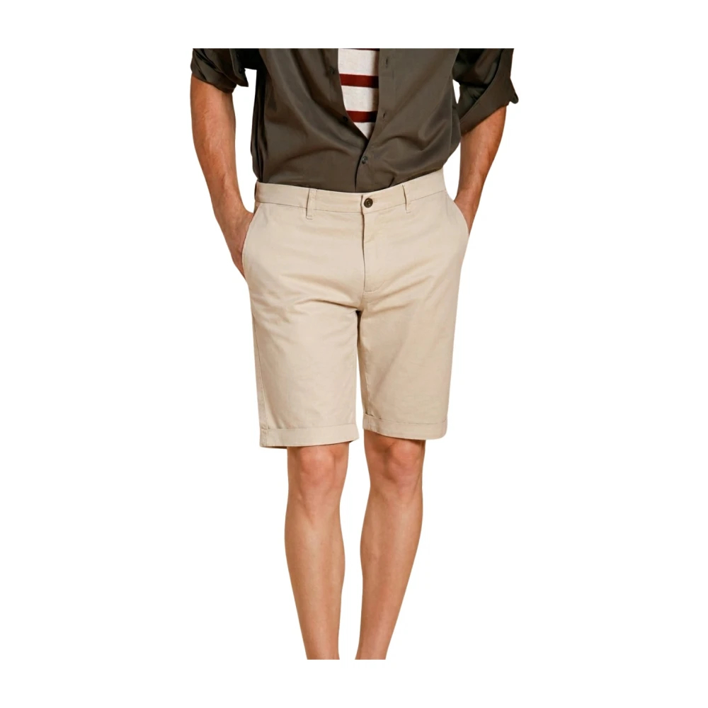 Mason's Herren Beige - London Chino Bermuda - Shorts - L