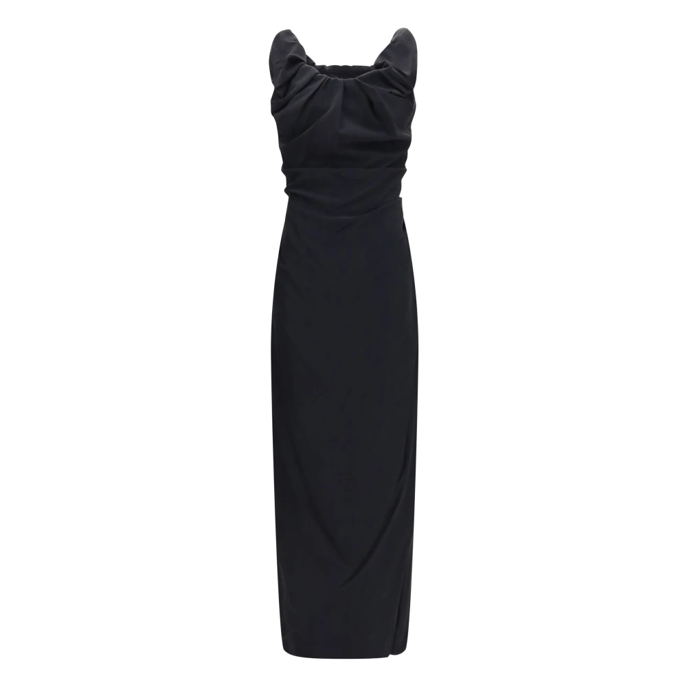 VIVIENNE WESTWOOD | Black viscose and silk Ginnie Amber long dress | Women | 40 - Bild 6
