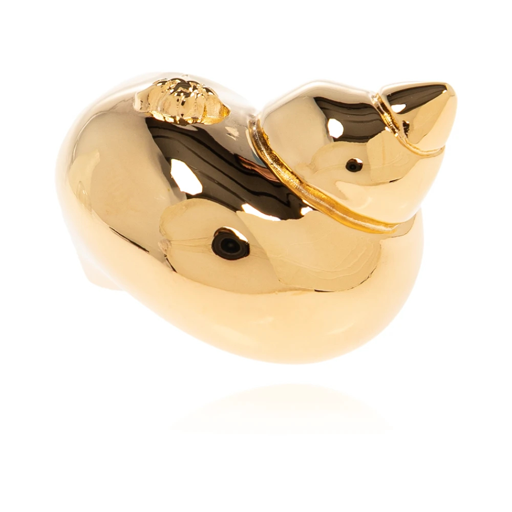 Versace Damen Gelb - Shell Motif Ring - Accessories - 56 Mm