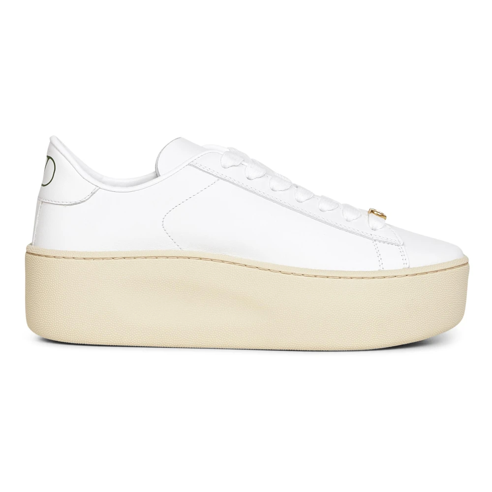 Valentino Garavani Damen Weiß - Vlogo Signature Sneakers - Shoes - 39 Eu
