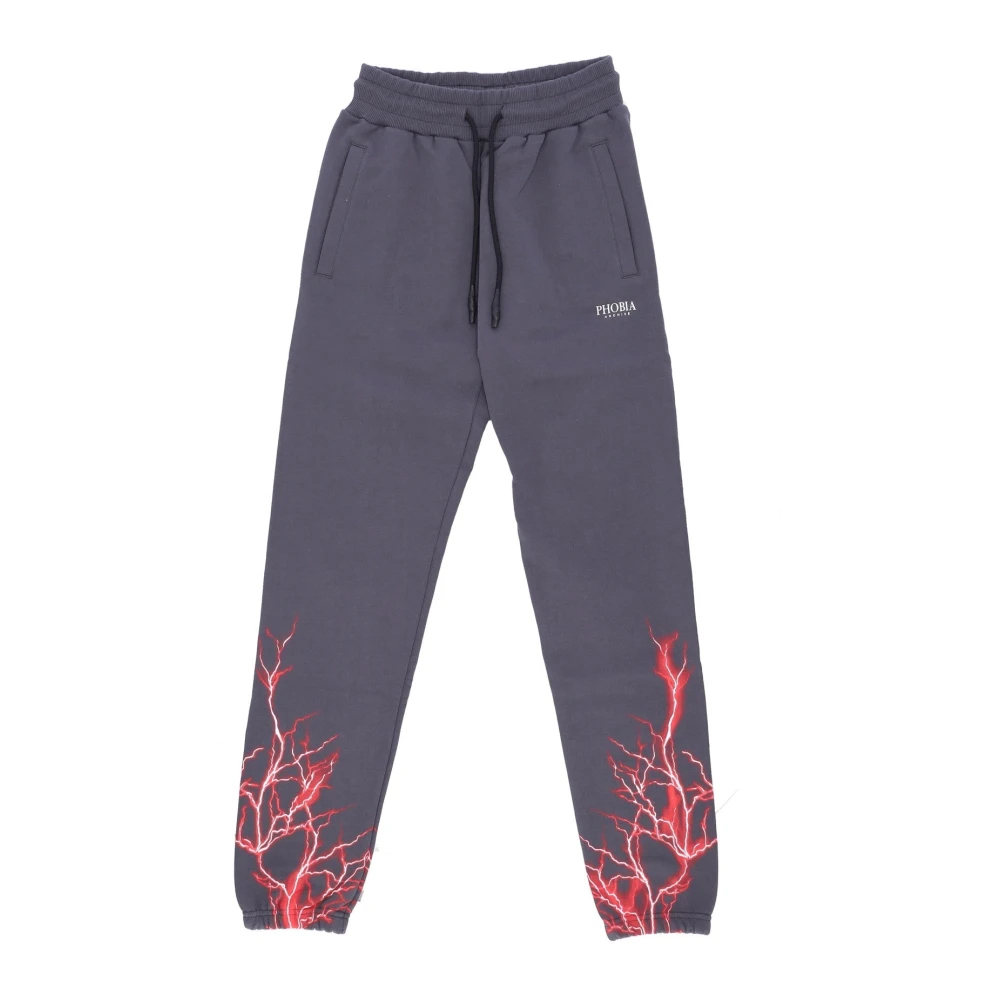 Phobia Archive Herren Grau - Lange Hose Aus Leichtem Trainingsstoff - Trousers - Xl